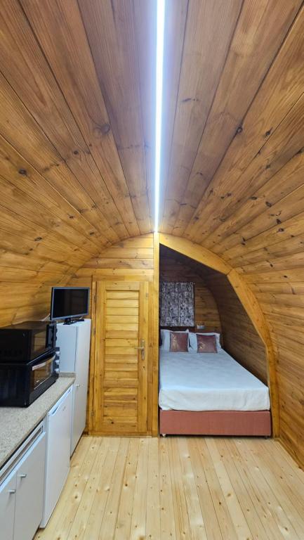Cama ou camas em um quarto em Quinta Lama de Cima
