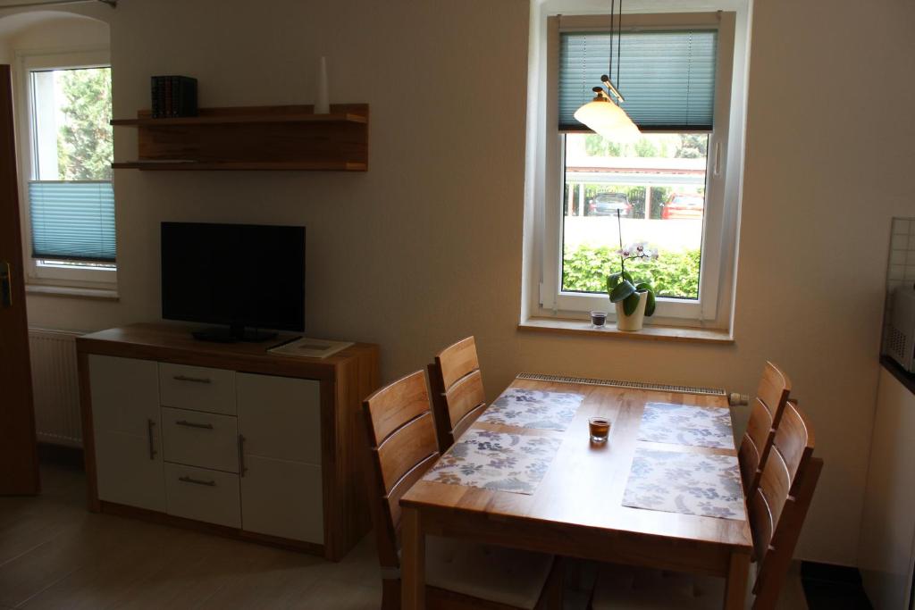 TV a/nebo společenská místnost v ubytování Weber Apartments