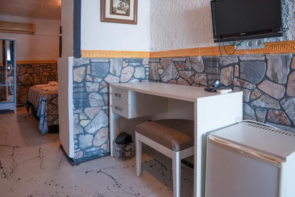 Koupelna v ubytování İMREN'S OTEL