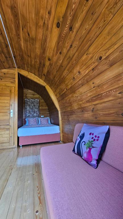Cama ou camas em um quarto em Quinta Lama de Cima