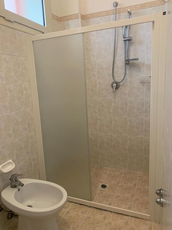 Koupelna v ubytování Hotel Sissi