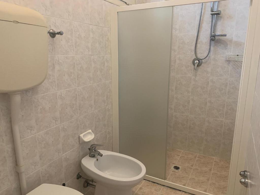 Koupelna v ubytování Hotel Sissi