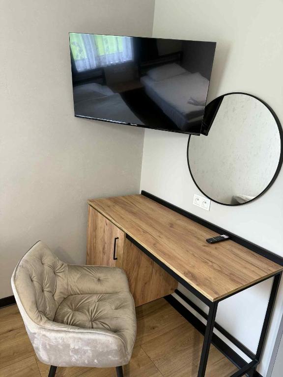 TV a/nebo společenská místnost v ubytování Hotel Kliper