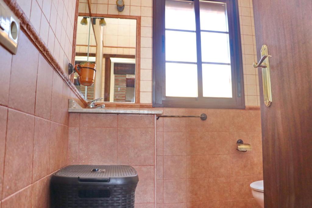 A bathroom at Chalet Bella Mendoza