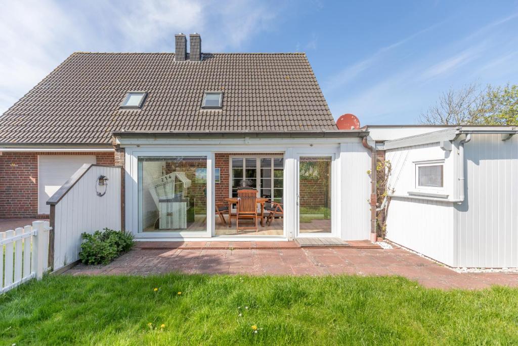 Bygningen som feriehuset ligger i