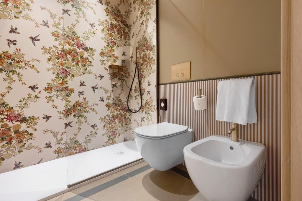 Koupelna v ubytování QC room Milano Porta Romana