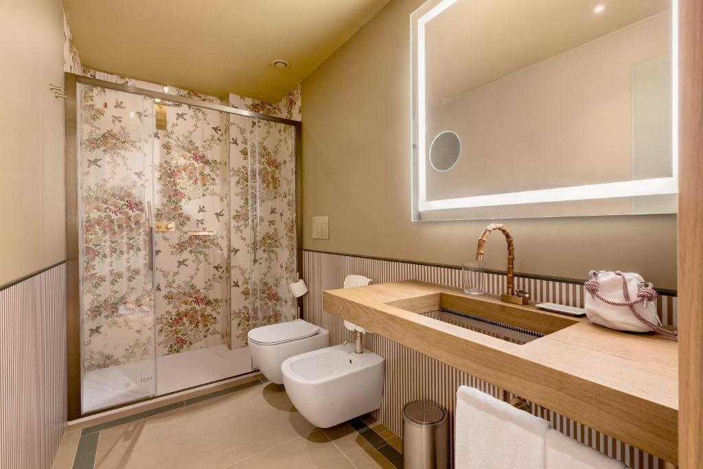 Koupelna v ubytování QC room Milano Porta Romana