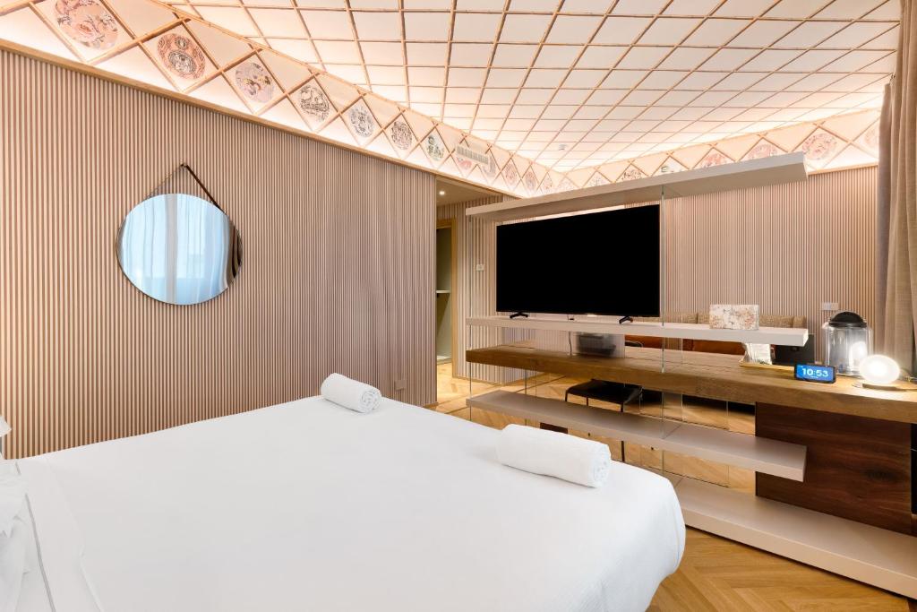Postel nebo postele na pokoji v ubytování QC room Milano Porta Romana