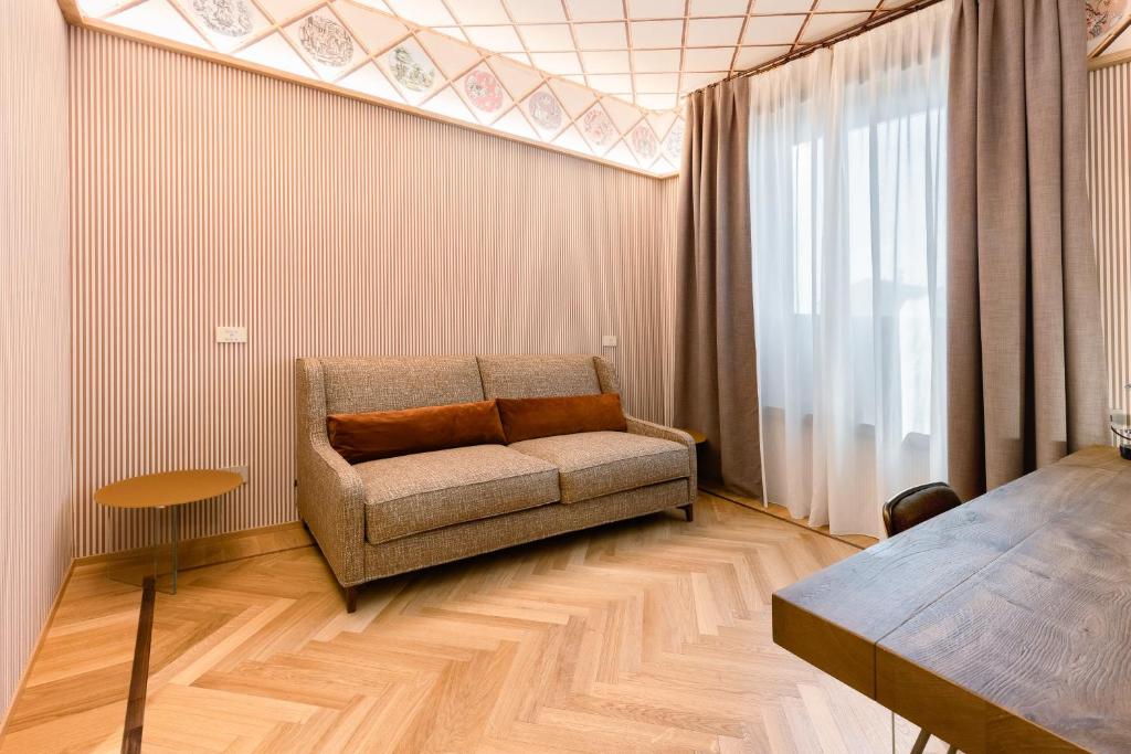 Posezení v ubytování QC room Milano Porta Romana