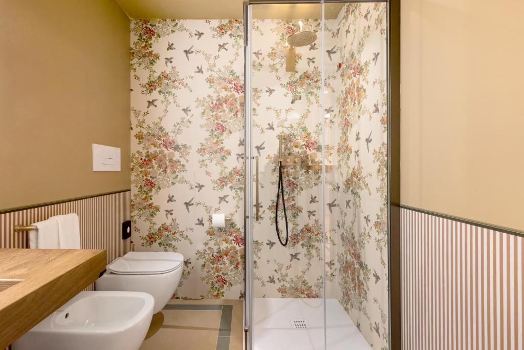 Koupelna v ubytování QC room Milano Porta Romana