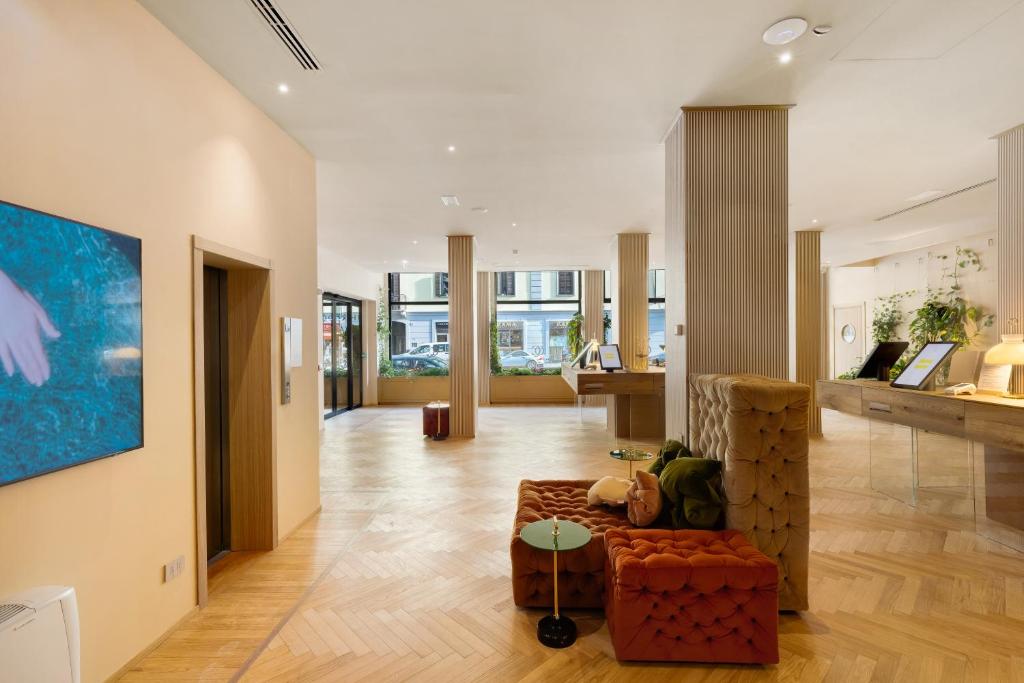 Vstupní hala nebo recepce v ubytování QC room Milano Porta Romana