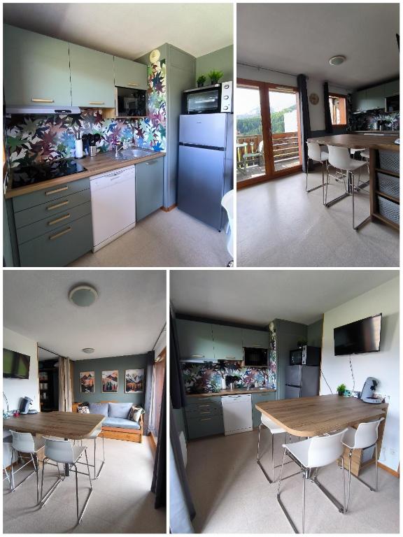 Photo de la galerie de l'établissement Appartement 4-6 personnes fraichement rénové à Super Dévoluy été comme hiver, à Saint-Étienne-en-Dévoluy