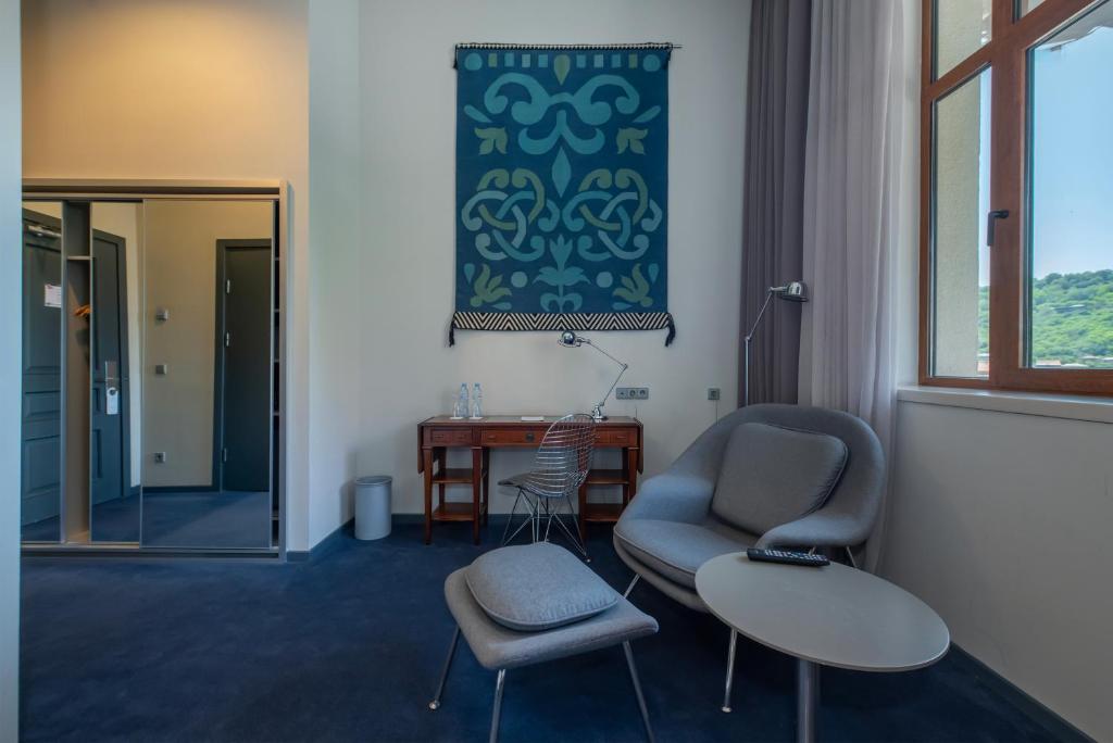 Posezení v ubytování Kabadoni Boutique Hotel