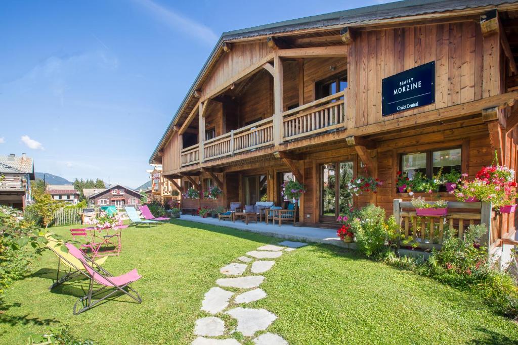 Κήπος έξω από το Simply Morzine - Chalet Central