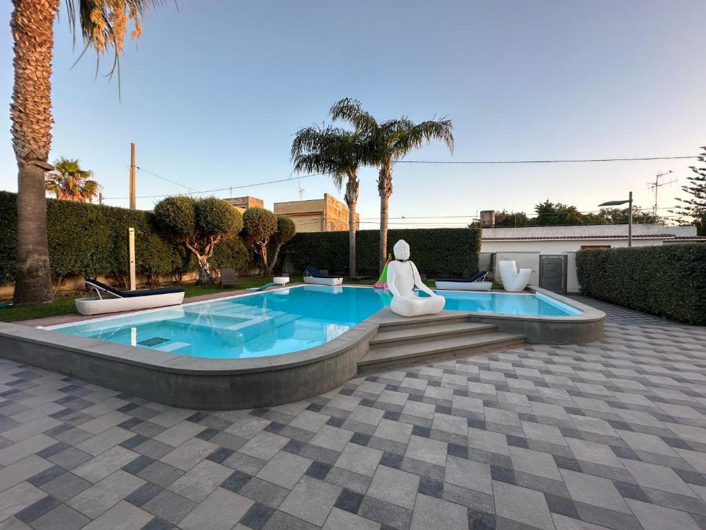 Swimmingpoolen hos eller tæt på Residenza Panama