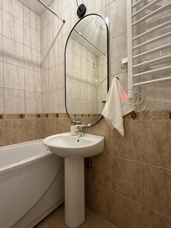 Vannituba majutusasutuses Sea view apartment in Stoliv, Markov Rt