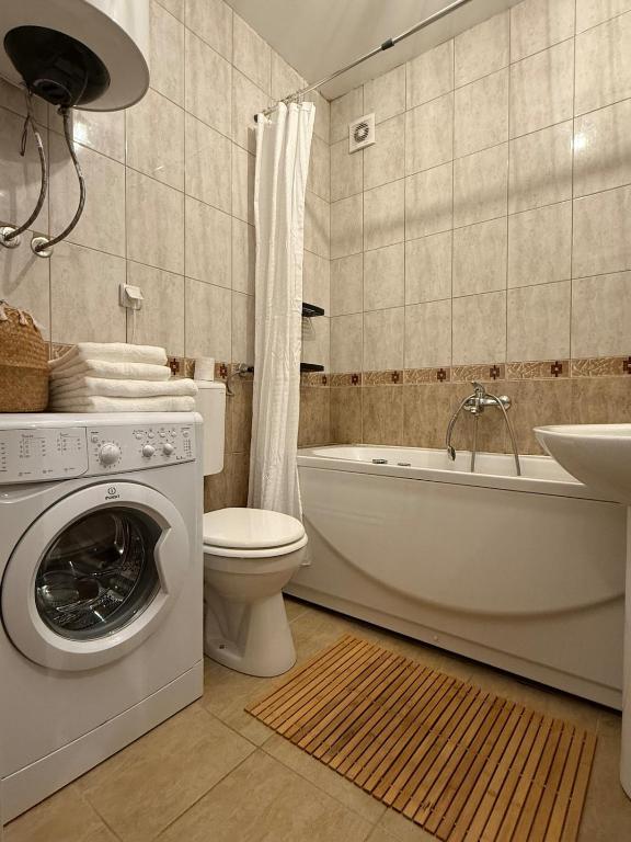 Vannituba majutusasutuses Sea view apartment in Stoliv, Markov Rt