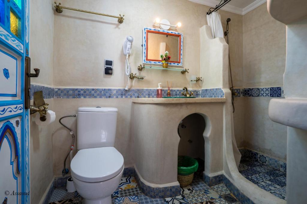 Koupelna v ubytování Hotel Miramonte
