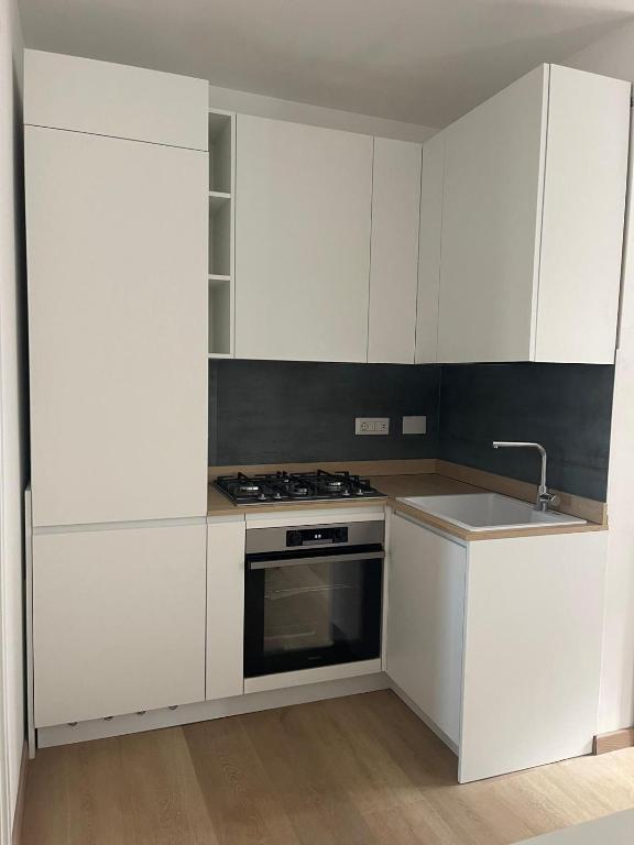 Kuchyň nebo kuchyňský kout v ubytování Le Suite del Borgo - Emerald Suite