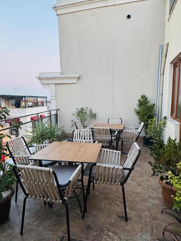 Balkón nebo terasa v ubytování elisa hotel