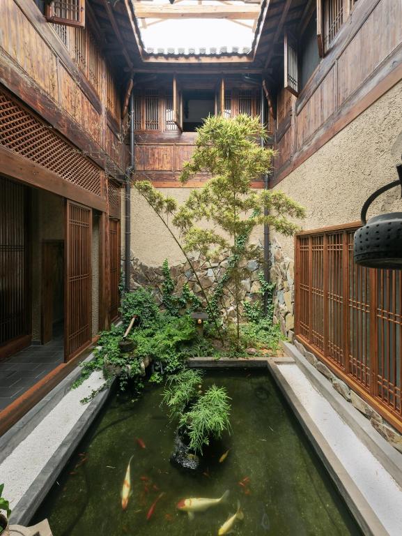 Zahrada ubytování Hidden Moisture and Return to Simplicity Homestay in Mount Huangshan