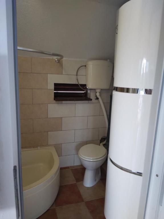 Koupelna v ubytování Apartman Dane