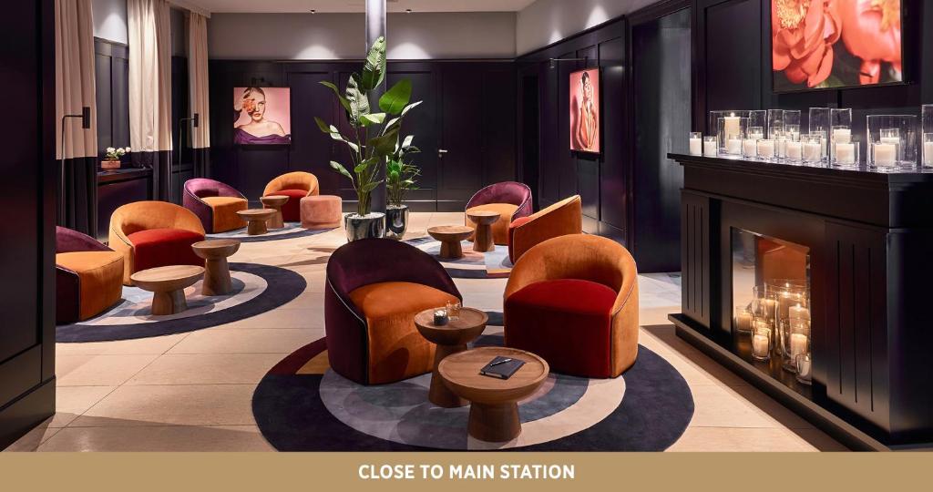 Posezení v ubytování Falkensteiner Boutique Hotel Prague