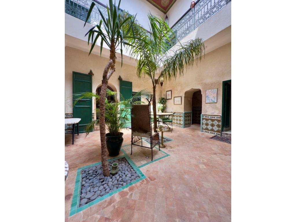 Zahrada ubytování Riad Al Karama