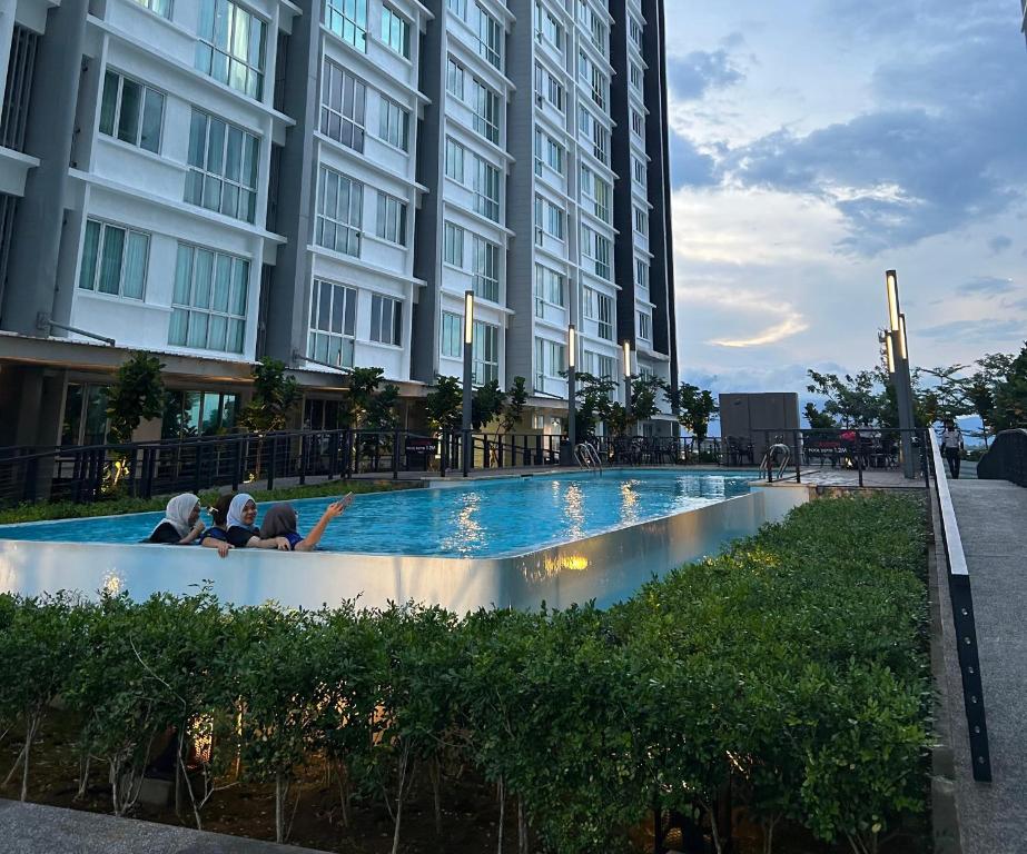 Πισίνα στο ή κοντά στο A&S Homestay at Metrocity Condominium