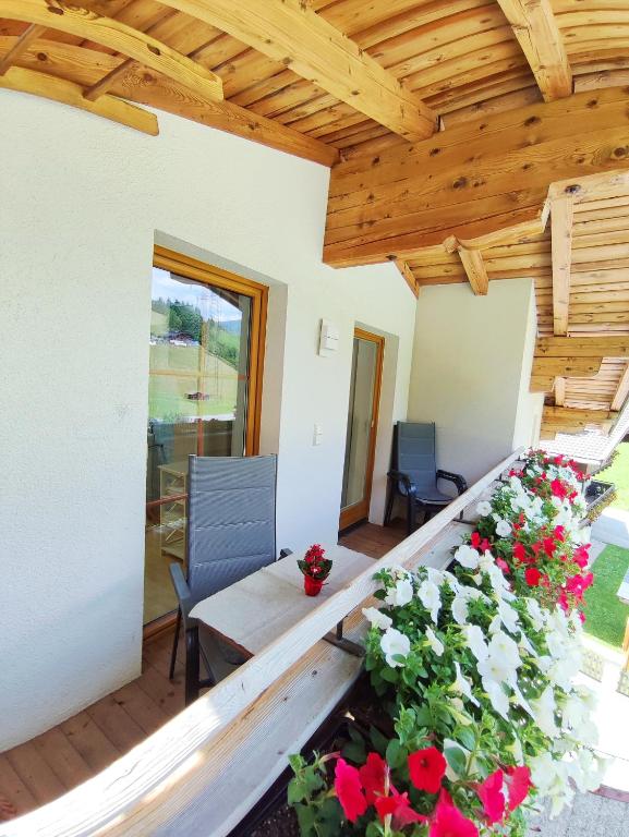 Posezení v ubytování Haus Enzian