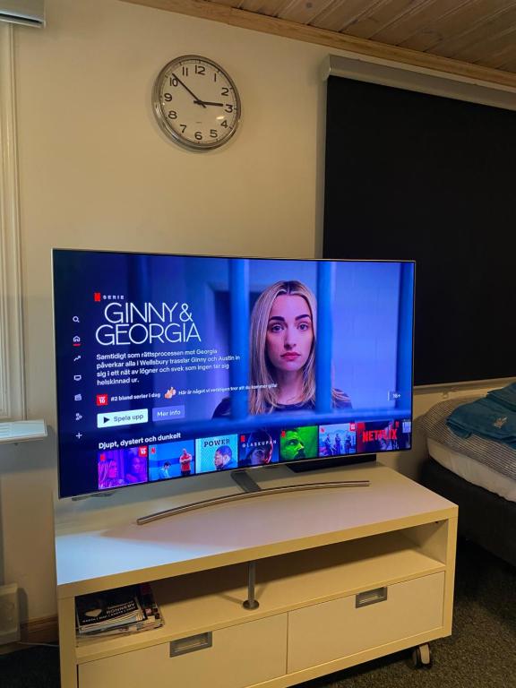 TV a/nebo společenská místnost v ubytování Karlskrona