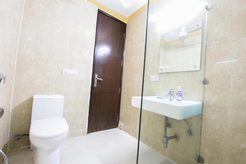 Koupelna v ubytování FabHotel AM Bliss