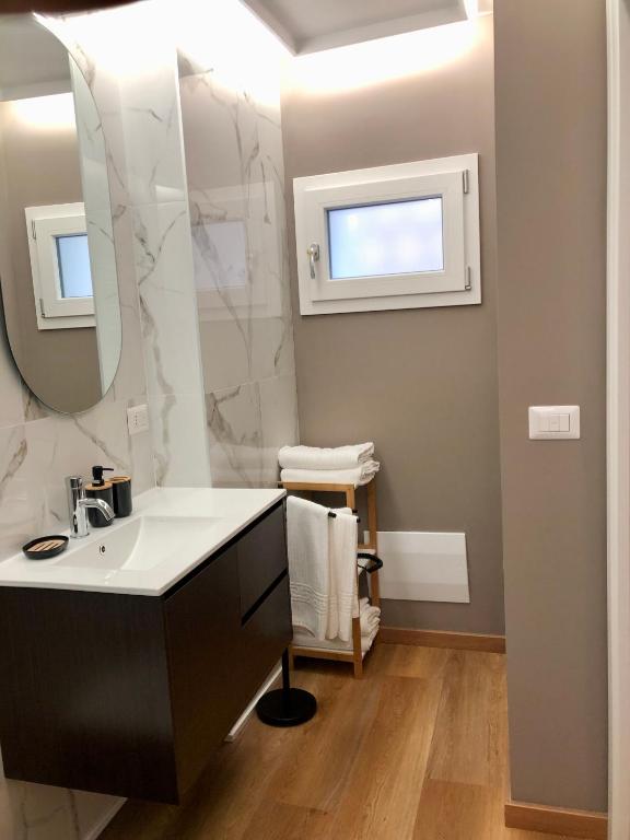 Koupelna v ubytování B&B dai Mimmi