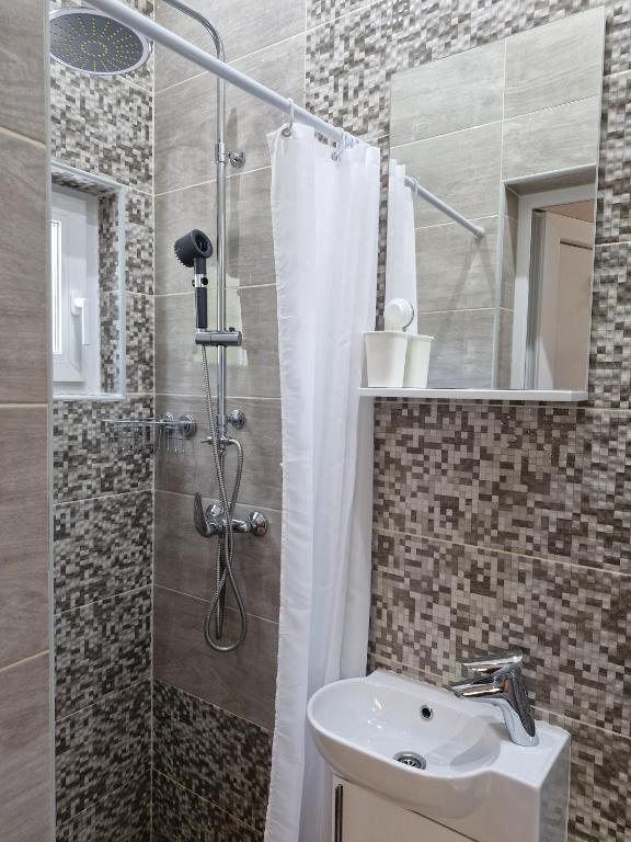 Koupelna v ubytování Guest House Keskic