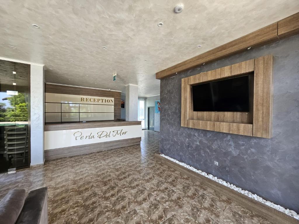 TV a/nebo společenská místnost v ubytování Apartman RS