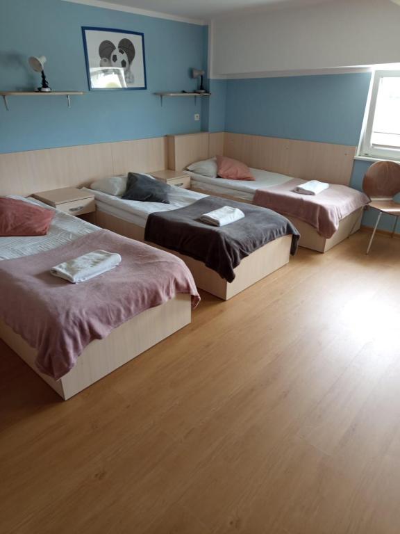 Postel nebo postele na pokoji v ubytování Hostel Rakietka
