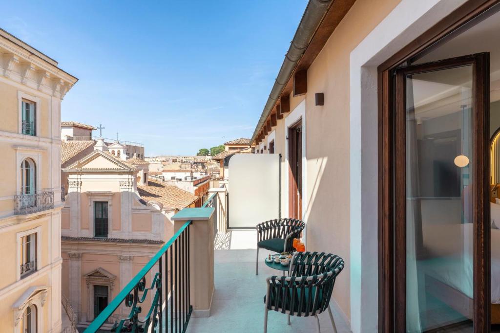 Balkón nebo terasa v ubytování Je Rome Hotel