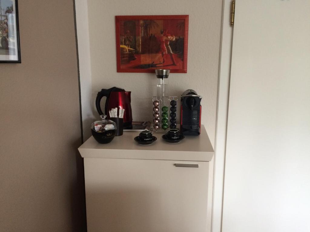 Kuchyň nebo kuchyňský kout v ubytování Bed & Breakfast Faas