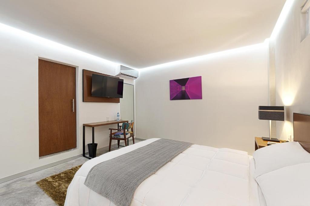 TV a/nebo společenská místnost v ubytování Hotel Urban 101