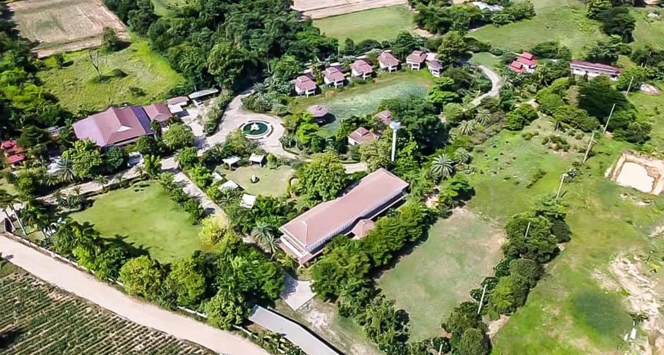 Letecký snímek ubytování บ้านสวนกรีนวิว รีสอร์ท