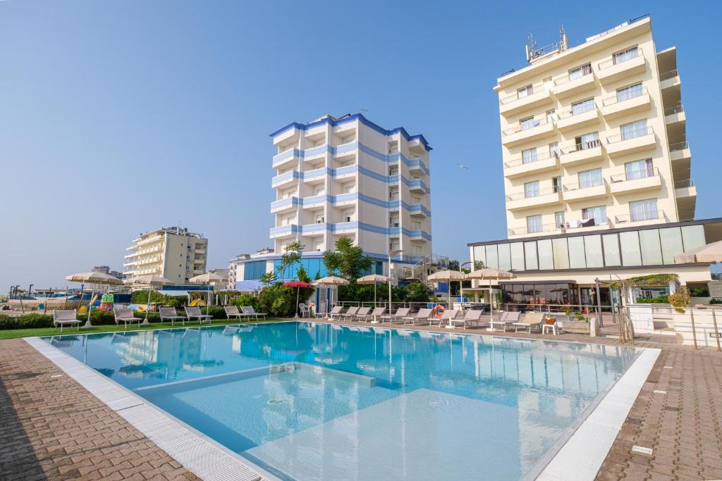 Bazén v ubytování Hotel Classic - Azzurro Club nebo v jeho okolí