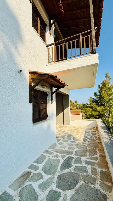 Balkón nebo terasa v ubytování Summer Luxury Villa with Sea View
