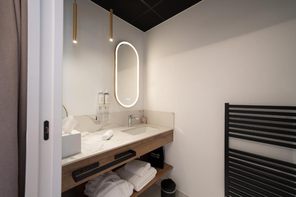 Koupelna v ubytování Hôtel Margaux