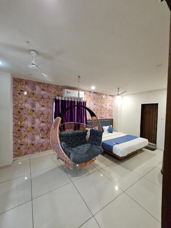 Postel nebo postele na pokoji v ubytování hotel leo