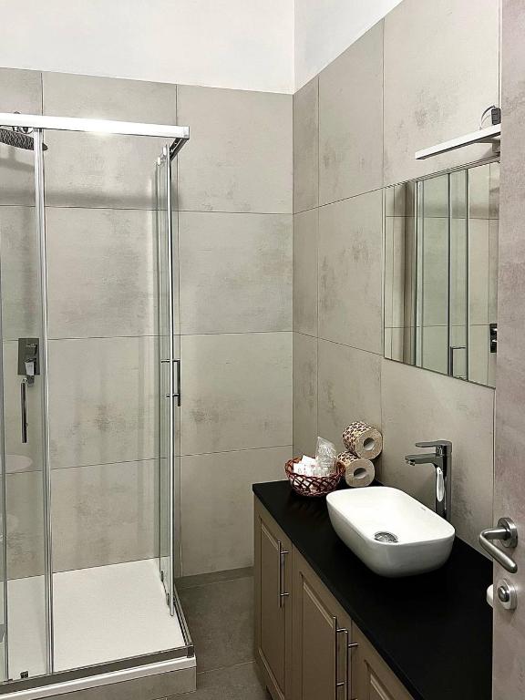 Koupelna v ubytování Hotel Marechiaro - Direttamente sul mare