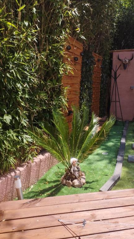 Zahrada ubytování tipi nature,spa privé et petit déjeuner inclus