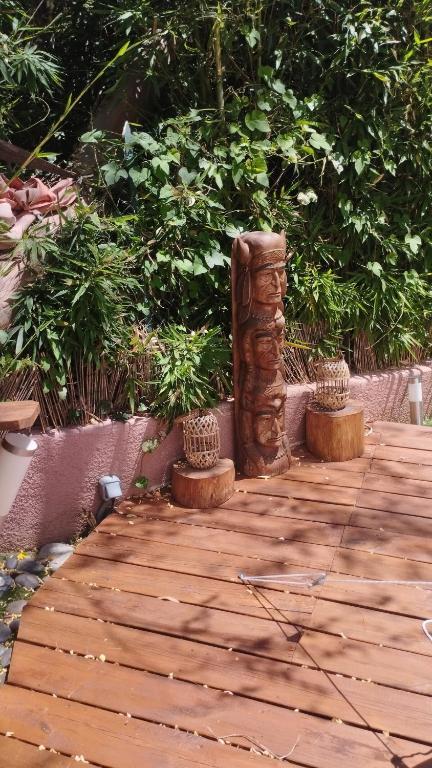 Zahrada ubytování tipi nature,spa privé et petit déjeuner inclus