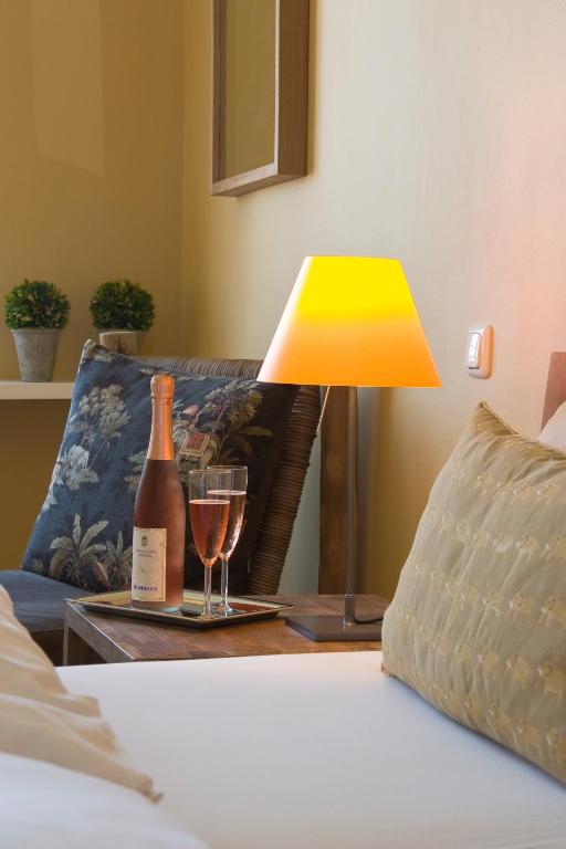 Postel nebo postele na pokoji v ubytování Hotel Viva Sky