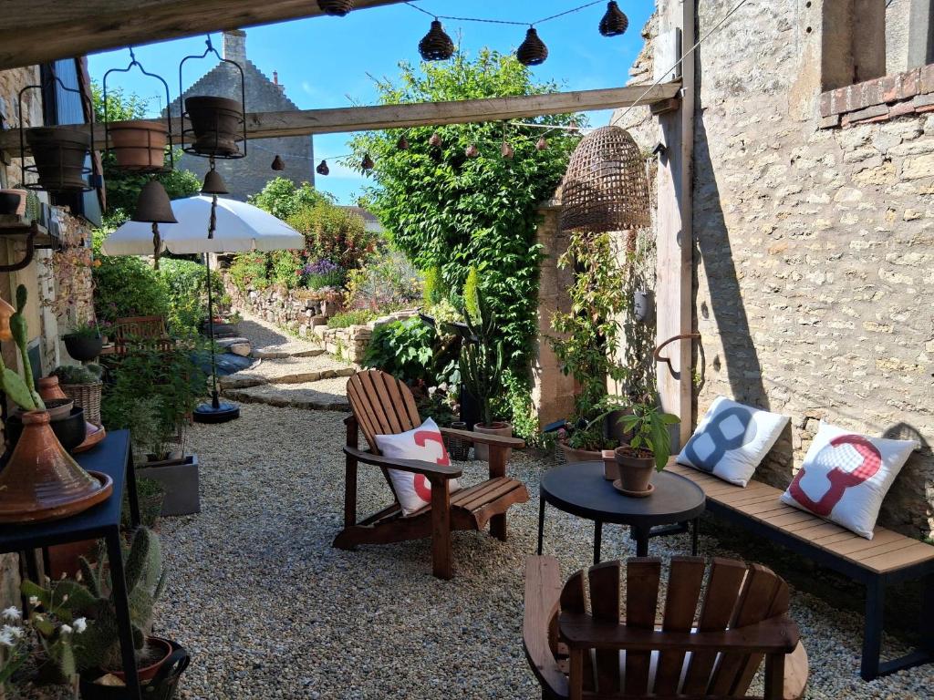 Zahrada ubytování Le Clos de l'Aiguillon