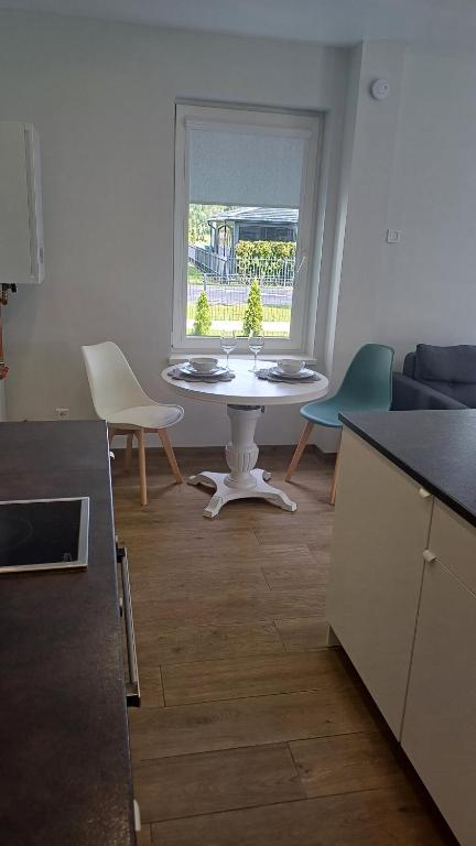 Dapur atau dapur kecil di Lake apartments